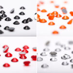 Aurora round flat backs